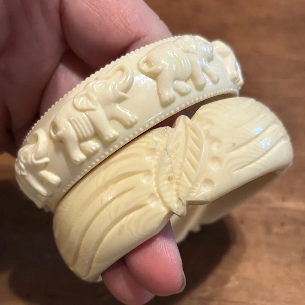 Set of 8 vintage bangles at - Picture 10 of 12